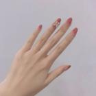Butterfly Gradient Faux Nail Tips 673 - Pink - One Size