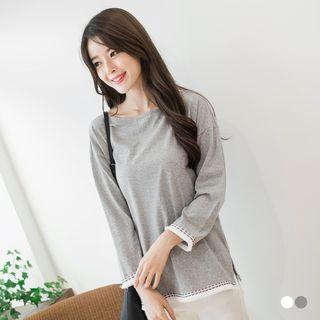 Stitch-trim Vented Sweatshirt