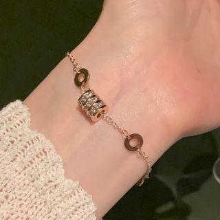 Rhinestone Bracelet As Figure Shown - One Size