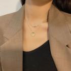 Lettering Necklace 1 Pc - Necklace - Gold - One Size