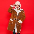 Faux-shearling Duffle Coat