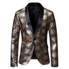 Foil Print Blazer