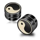 Stainless Steel Yin And Yang Magnetic Earring