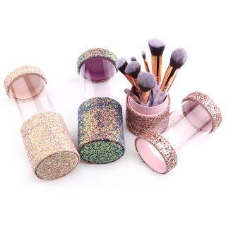 Sequined Makeup Brush Case