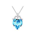 925 Sterling Silver Sagittarius Pendant With Blue Cubic Zircon And Necklaces