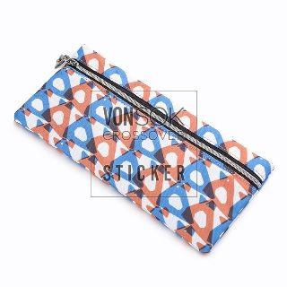 Patterned Zip Pencil Bag