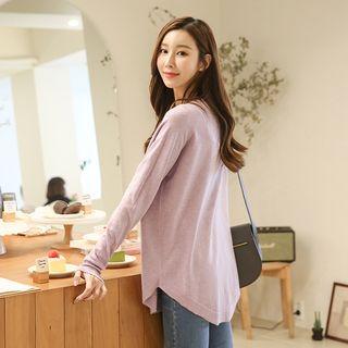 Dip-back Raglan Knit Top In 13 Colors