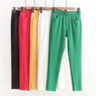 Slim-fit Plain Leggings