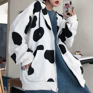 Milk Cow Zip-up Hoodie