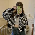 Checkered Zip Jacket