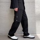 Mock Tw-piece Studded Straight Leg Pants