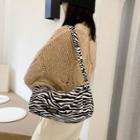 Zebra Print Crossbody Bag / Shoulder Bag