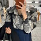 Printed Long-sleeve Shirt 5952 - Gray - One Size