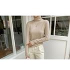 Set Of 2: High-neck Top In 10 Colors