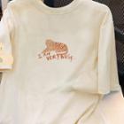 Short-sleeve Print Loose Fit T-shirt (various Designs)