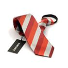 Pre-tied Neck Tie (7cm) Orange Red - One Size