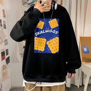 Biscuit Print Sweatshirt