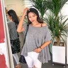 Short-sleeve Flared T-shirt