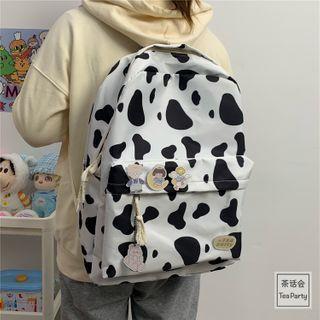 Milk Cow Print Backpack