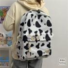 Milk Cow Print Backpack