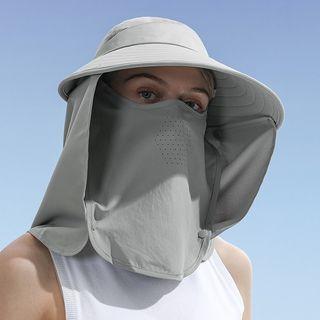 Sun Hat With Face & Neck Flap