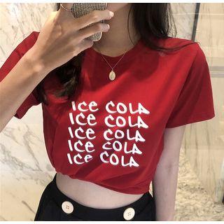 Lettering Short-sleeve T-shirt / Harem Pants