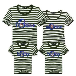 Family Matching Striped Short-sleeve T-shirt