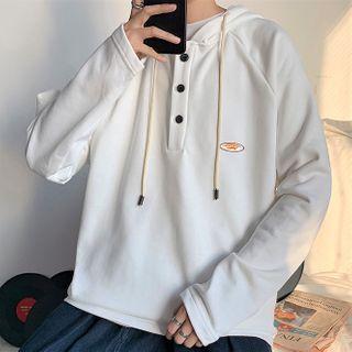 Logo Henley Hoodie