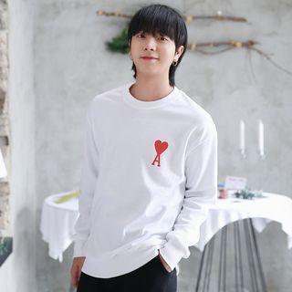 Heart Printed Sweatshirt
