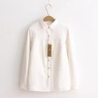 Lapel Fleece-lined Shirt