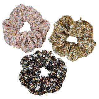 Tweed Scrunchy Hair Tie