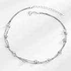Star Layered Sterling Silver Anklet 925 Silver - Anklet- Star - Silver - One Size