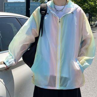 Iridescent Zip-up Jacket
