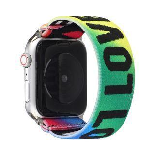 Lettering Elastic Apple Watch Band