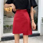 Irregular Slim-fit Skirt