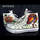 “pumpkin Carriage High-top Canvas Sneakers