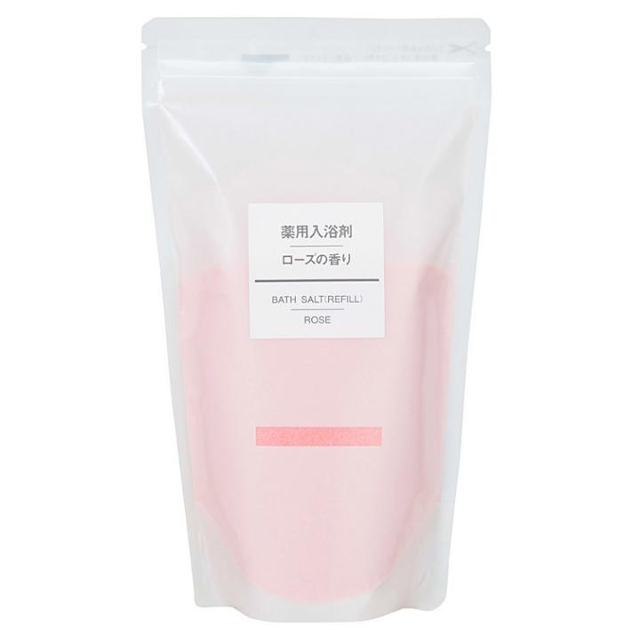 Muji - Refill For Bath Salt (rose) 380g