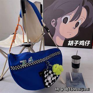 Checker Crossbody Bag / Hanging Decoration / Set