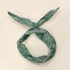 Paisley Print Self-tie Hairband
