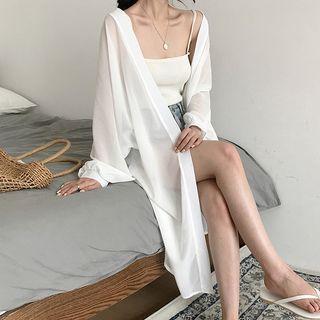 Long Chiffon Jacket / Cami Top