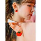 Tomato Stud Earrings