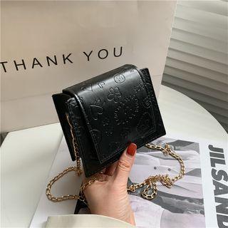 Embossed Square Crossbody Bag