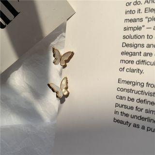 Butterfly Earring 925 Silver - Earrings - One Size