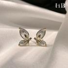 Butterfly Alloy Earring 1 Pair - Butterfly Alloy Earring - Gold - One Size