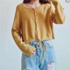 Button Knit Pullover
