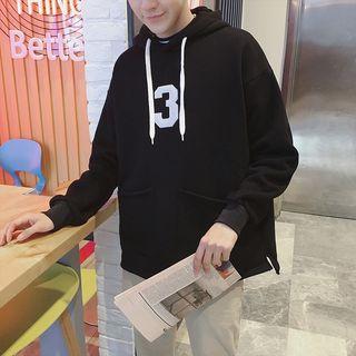 Numbering Hooded Sweatshirt