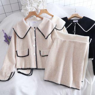 Set Of 2: Bolero Jacket + A-line Skirt