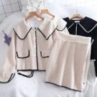 Set Of 2: Bolero Jacket + A-line Skirt