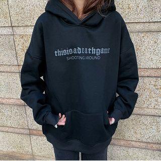 Checkerboard Print Hoodie