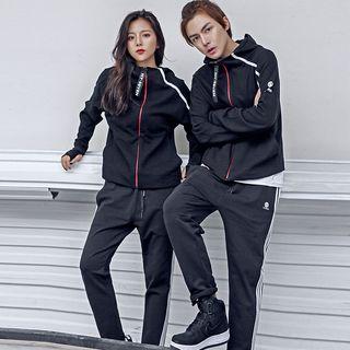 Couple Matching Set: Sport Hooded Jacket + Sweatpants